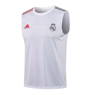 Camiseta Real Madrid Sin Mangas 2022 Blanco Camiseta Real Madrid Sin Mangas 2022 Blanco
