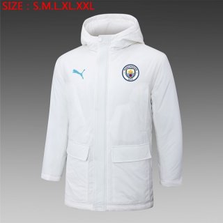 Abrigo Manchester City 2024/2025 Blanco 2 Abrigo Manchester City 2024/2025 Blanco 2