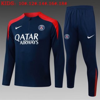 Ninos Sudadera De Training PSG 2025/2026 Azul 5 Ninos Sudadera De Training PSG 2025/2026 Azul 5