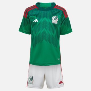 Camiseta México Primera Equipación Niño 2022/2023 Azul Camiseta México Primera Equipación Niño 2022/2023 Azul
