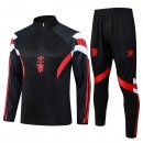 Sudadera De Training Manchester United 2024/2025 Negro Rojo