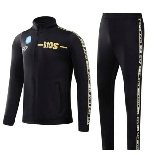 Niños Chandal Napoli 2022/2023 Negro Niños Chandal Napoli 2022/2023 Negro