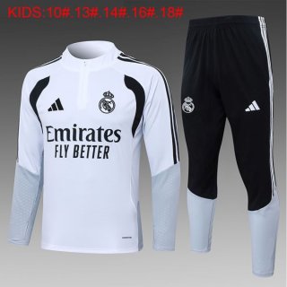 Ninos Sudadera De Training Real Madrid 2026/2027 Blanco 5