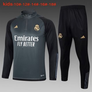 Ninos Sudadera De Training Real Madrid 2024 Gris 2 Ninos Sudadera De Training Real Madrid 2024 Gris 2