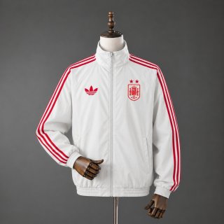 Chaqueta España Full Zip 2026/2027 Blanco