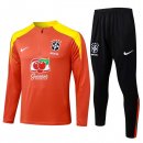 Sudadera De Training Brasil 2026/2027 Naranja Sudadera De Training Brasil 2026/2027 Naranja
