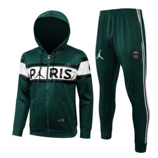 Chandal Con Capucha Paris Saint Germain 2022 Verde Chandal Con Capucha Paris Saint Germain 2022 Verde