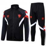Chandal Manchester United 2024/2025 Negro Blanco 2