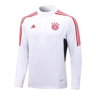 Sudadera De Training Bayern Munich Top 2023 Blanco Sudadera De Training Bayern Munich Top 2023 Blanco