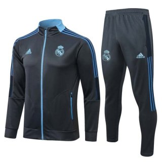 Chandal Real Madrid 2022 Gris Azul Chandal Real Madrid 2022 Gris Azul