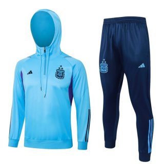 Sudadera Con Capucha Argentina 2024 Azul Sudadera Con Capucha Argentina 2024 Azul