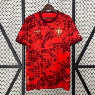 Tailandia Camiseta Portugal Pre-Match 2024 Rojo Tailandia Camiseta Portugal Pre-Match 2024 Rojo