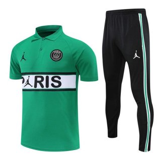 Polo Paris Saint Germain Conjunto Completo 2022/2023 Verde Polo Paris Saint Germain Conjunto Completo 2022/2023 Verde