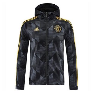 Rompevientos Manchester United 2022/2023 Gris Negro Rompevientos Manchester United 2022/2023 Gris Negro