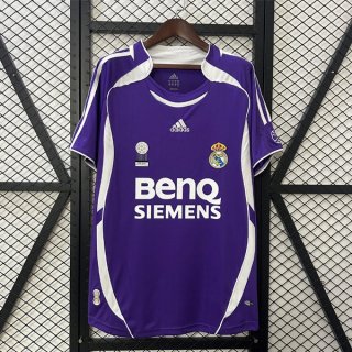 Tailandia Camiseta Real Madrid Tercera Equipación Retro 2006 2007 Tailandia Camiseta Real Madrid Tercera Equipación Retro 2006 2007