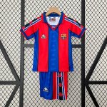 Camiseta Barcelona Primera Equipación Niño Retro 1995 1997 Camiseta Barcelona Primera Equipación Niño Retro 1995 1997