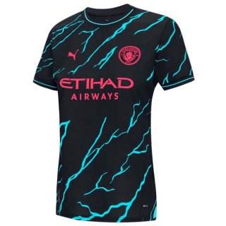 Camiseta Manchester City Segunda Equipación Mujer 2023/2024 Camiseta Manchester City Segunda Equipación Mujer 2023/2024