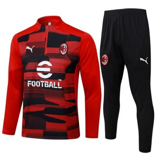 Sudadera De Training AC Milan 2024/2025 Rojo Sudadera De Training AC Milan 2024/2025 Rojo