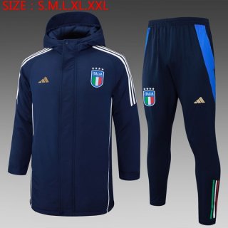 Abrigo Italia Conjunto Completo 2024/2025 Azul Abrigo Italia Conjunto Completo 2024/2025 Azul