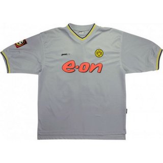 Segunda Equipación Tailandia Camiseta Dortmund Retro 2000 Gris Segunda Equipación Tailandia Camiseta Dortmund Retro 2000 Gris