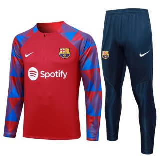 Sudadera De Training Barcelona 2024 Rojo Azul Sudadera De Training Barcelona 2024 Rojo Azul