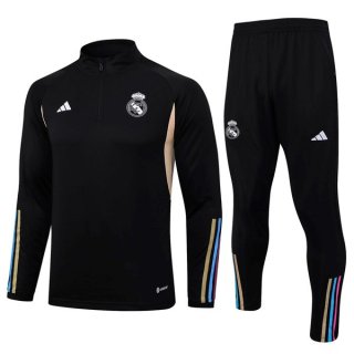 Sudadera De Training Real Madrid 2024 Negro Sudadera De Training Real Madrid 2024 Negro