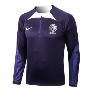 Sudadera De Training Inter Milan Top 2023 Purpura Sudadera De Training Inter Milan Top 2023 Purpura