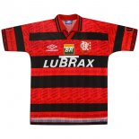 Primera Equipación Tailandia Camiseta Flamengo Retro 1995 1996 Rojo