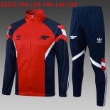 Ninos Chandal Arsenal 2024/2025 Rojo Negro