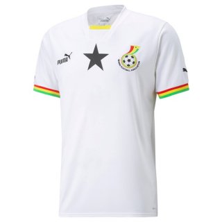 Tailandia Camiseta Ghana Primera Equipación 2022 Blanco Tailandia Camiseta Ghana Primera Equipación 2022 Blanco