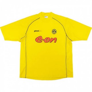 Primera Equipación Tailandia Camiseta Dortmund Retro 2002 Amarillo Primera Equipación Tailandia Camiseta Dortmund Retro 2002 Amarillo