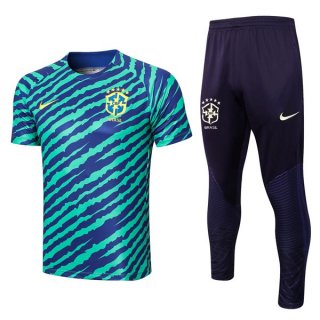 Entrenamiento Brasil Conjunto Completo 2022/2023 Verde Azul Entrenamiento Brasil Conjunto Completo 2022/2023 Verde Azul