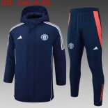 Abrigo Manchester United Conjunto Completo 2024/2025 Azul