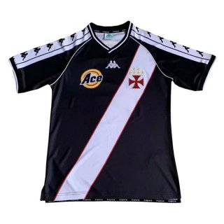 Segunda Equipación Tailandia Camiseta Vasco da Gama Retro 1999 2000 Negro Segunda Equipación Tailandia Camiseta Vasco da Gama Retro 1999 2000 Negro