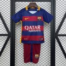 Camiseta Barcelona Primera Equipación Niño Retro 2015-2016