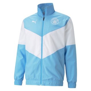Chaqueta Manchester City 2021/2022 Azul Blanco Chaqueta Manchester City 2021/2022 Azul Blanco