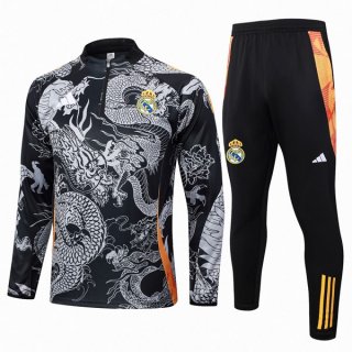 Sudadera De Training Real Madrid 2024/2025 Negro Gris 5 Sudadera De Training Real Madrid 2024/2025 Negro Gris 5