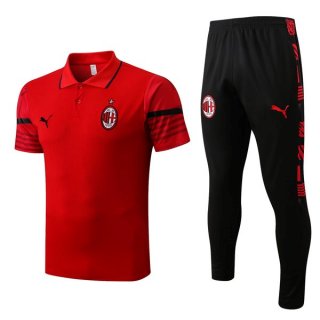 Polo AC Milan Conjunto Completo 2022/2023 Rojo Polo AC Milan Conjunto Completo 2022/2023 Rojo