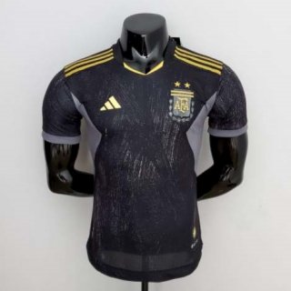 Tailandia Camiseta Argentina Edición Especial 2022 Negro Tailandia Camiseta Argentina Edición Especial 2022 Negro