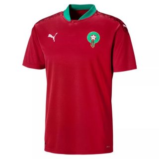 Primera Equipación Tailandia Camiseta Marruecos 2020 Rojo Primera Equipación Tailandia Camiseta Marruecos 2020 Rojo