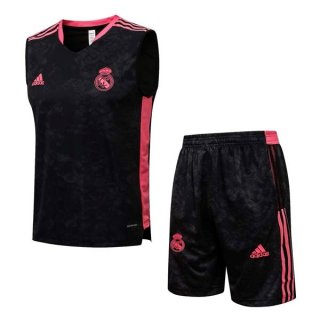 Camiseta Real Madrid Sin Mangas Conjunto Completo 2022 Negro Camiseta Real Madrid Sin Mangas Conjunto Completo 2022 Negro