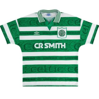 Primera Equipación Tailandia Camiseta Celtic Retro 1995 1997 Verde Primera Equipación Tailandia Camiseta Celtic Retro 1995 1997 Verde