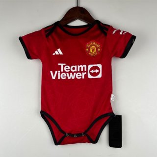 Camiseta Manchester United Primera Equipación Bebé 2023/2024 Camiseta Manchester United Primera Equipación Bebé 2023/2024