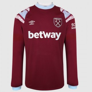 Tailandia Camiseta West Ham United Primera Equipación ML 2022/2023 Tailandia Camiseta West Ham United Primera Equipación ML 2022/2023