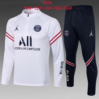 Niños Chandal Paris Saint Germain 2022 Blanco Rojo Niños Chandal Paris Saint Germain 2022 Blanco Rojo