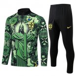 Sudadera De Training Brasil 2025/2026 Verde