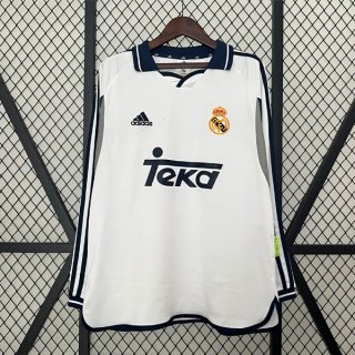Tailandia Camiseta Real Madrid Primera Equipación Retro ML 2000 2001 Tailandia Camiseta Real Madrid Primera Equipación Retro ML 2000 2001