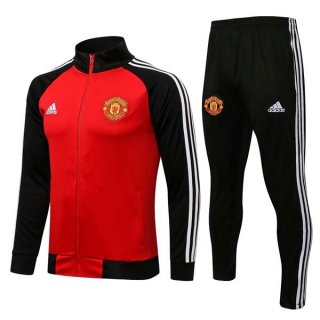Chandal Manchester United 2022 Rojo Negro Chandal Manchester United 2022 Rojo Negro