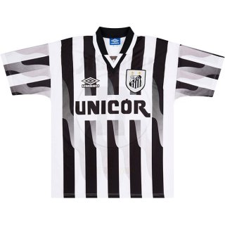 Primera Equipación Tailandia Camiseta Santos Retro 1998 Blanco Primera Equipación Tailandia Camiseta Santos Retro 1998 Blanco