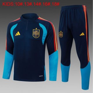 Ninos Sudadera De Training España 2026/2027 Azul 4